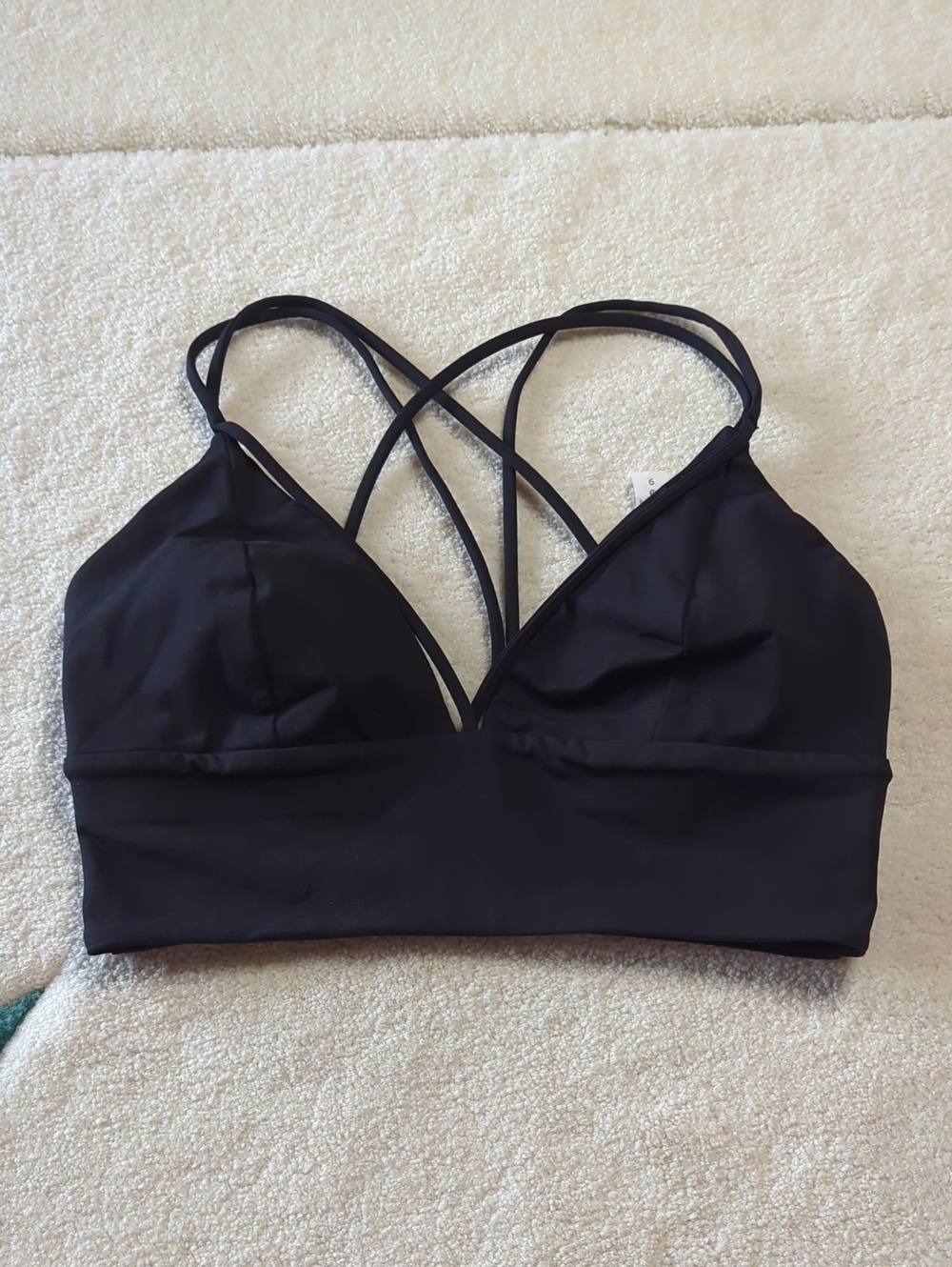 Lululemon Athletica Strappy Sports Bra Black